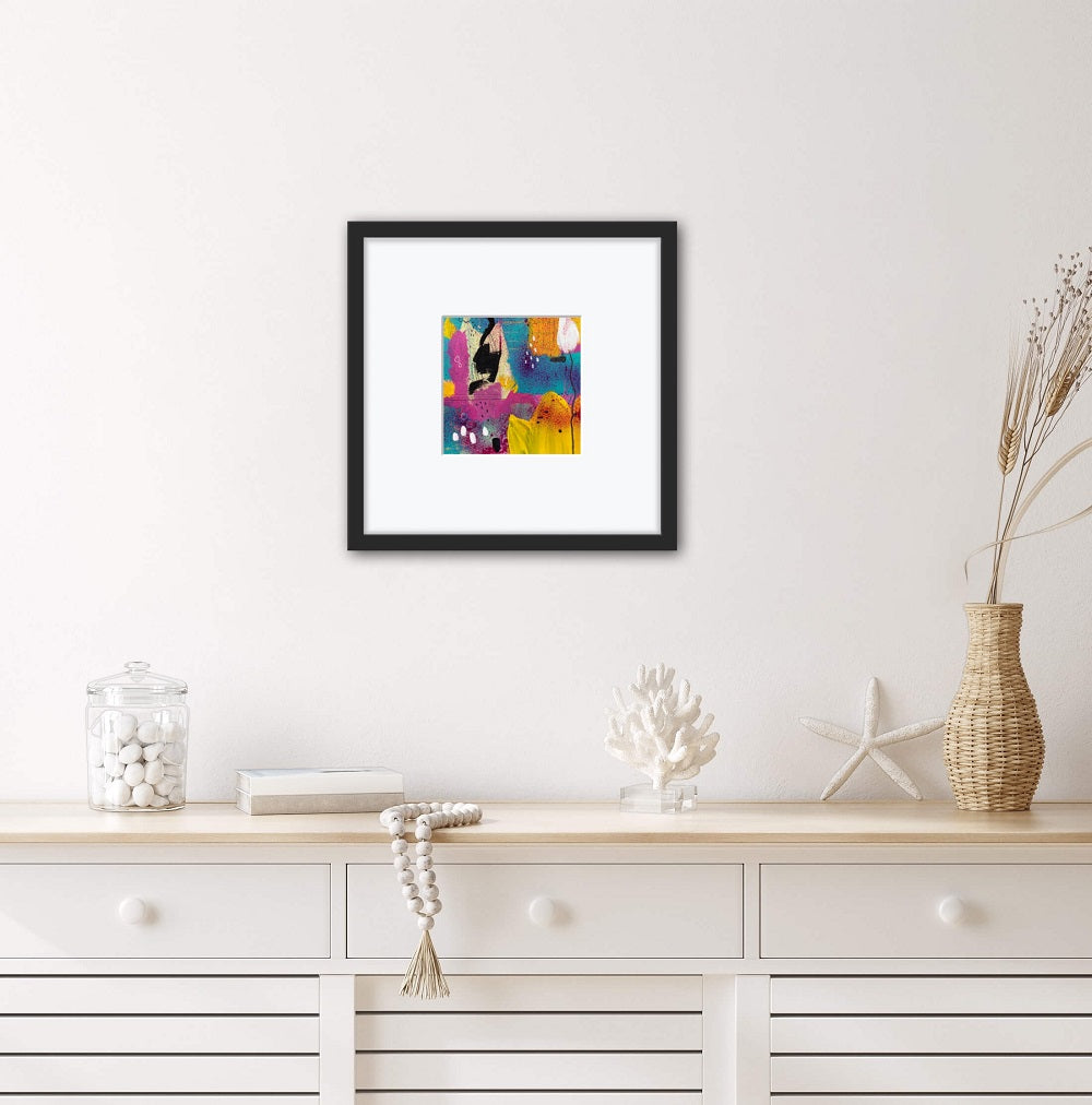 abstract painting signed by artist