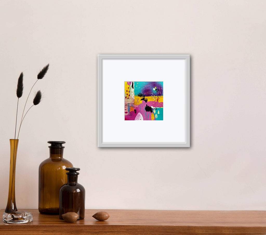 colorful abstract art on paper
