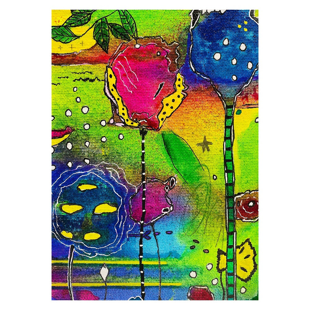 Colorful abstract painting