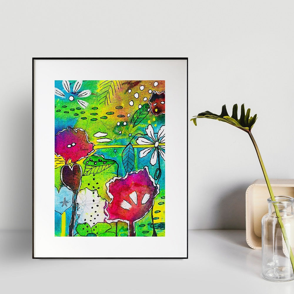 8x10 framed painting