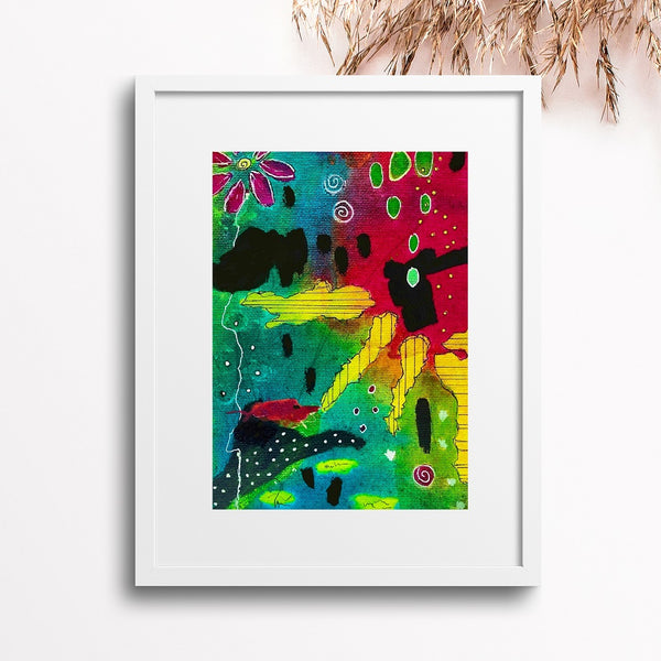 Abstract art print of original painting