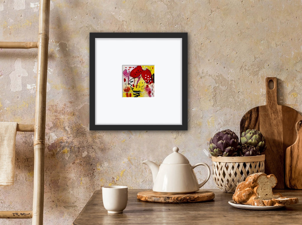 Strawberry Bliss framed painting
