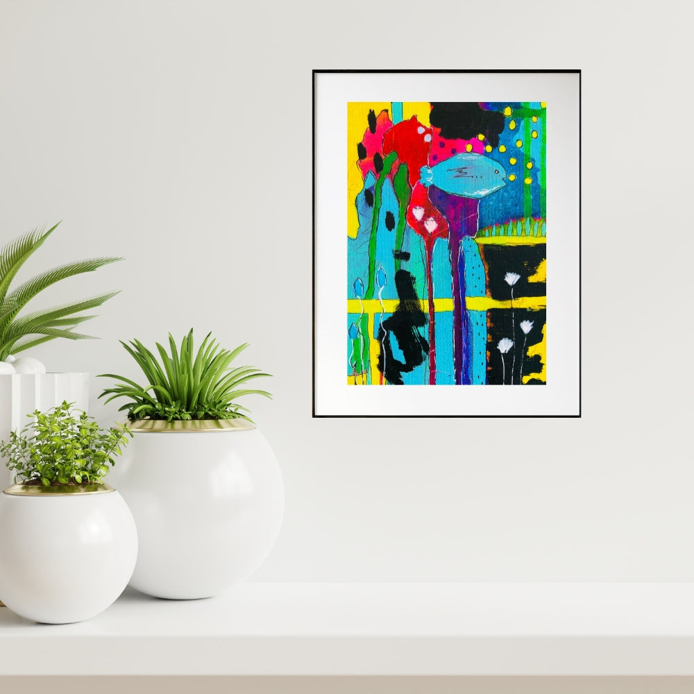 8x10 framed painting