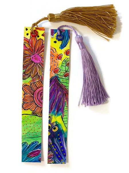 Painted bookmarks by Lori McKinnon