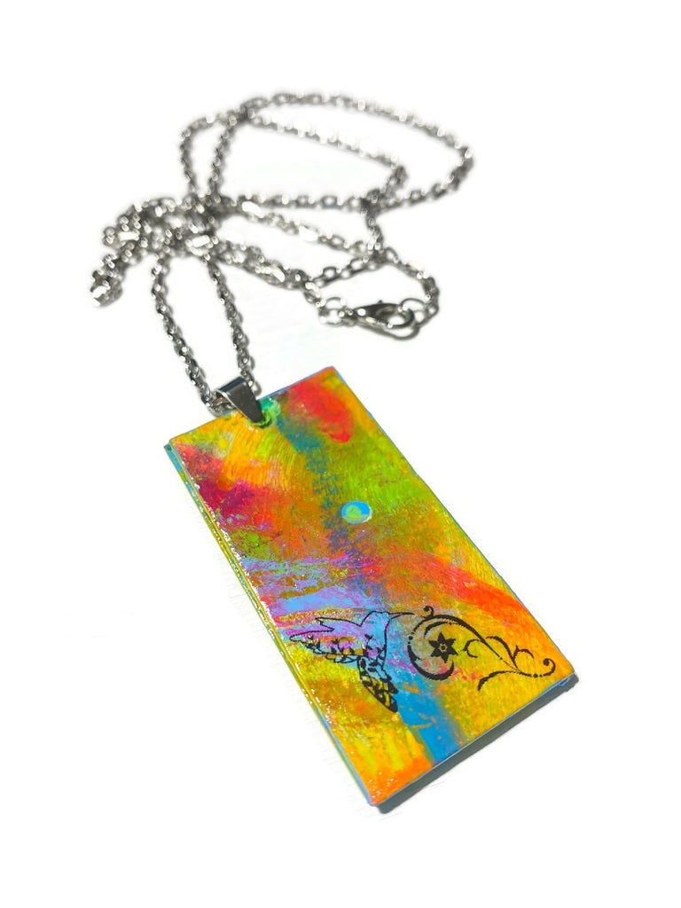 24 inch hummingbird necklace