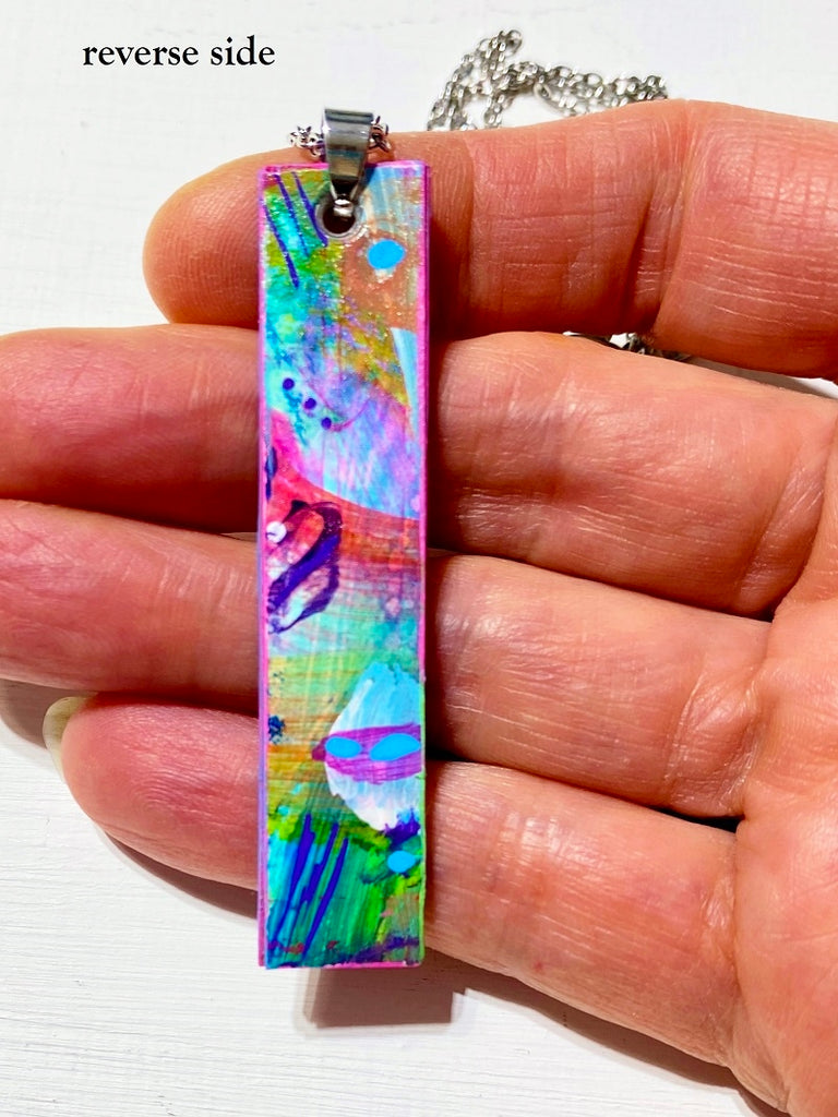 Hand painted necklace