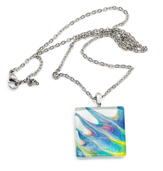 stainless steel necklace with lobster clasp