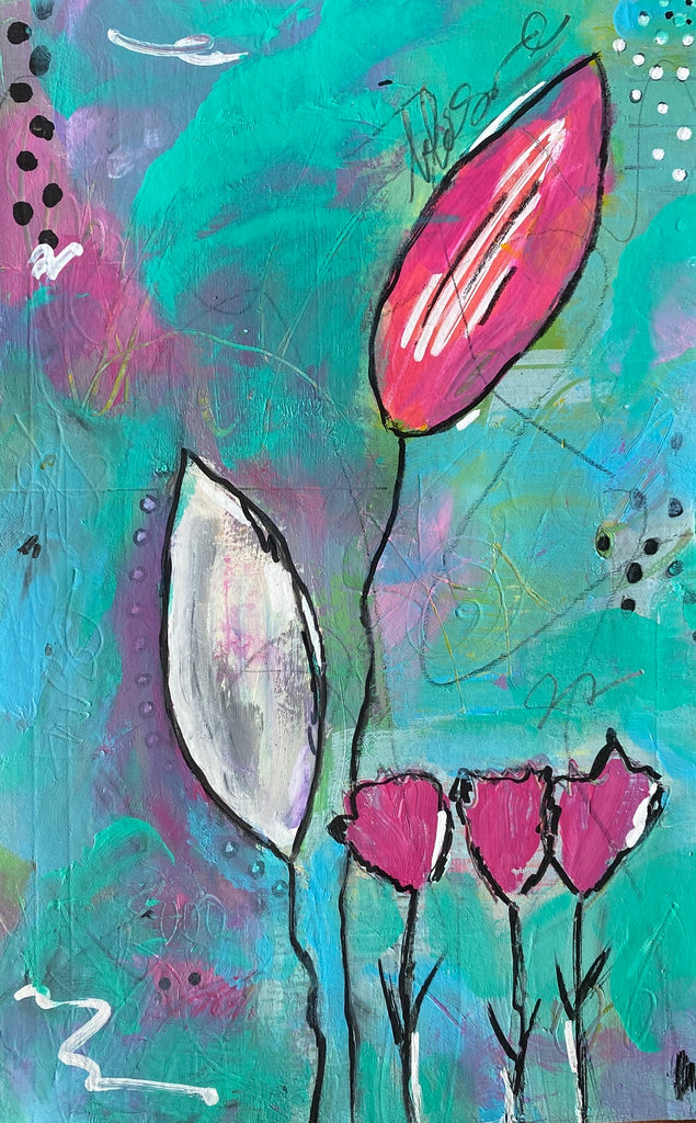print of original flower painting