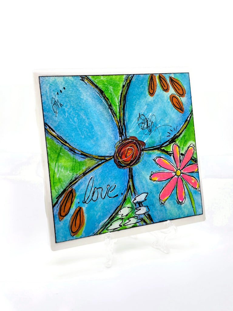 mixed media painting