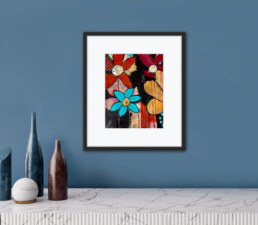 painting on heavyweight paper