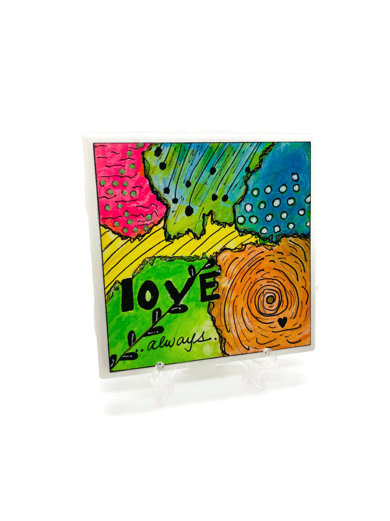 original painting on tile