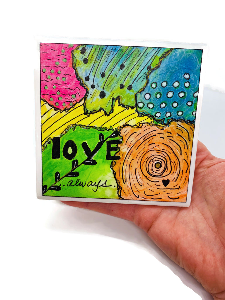 love always abstract painting