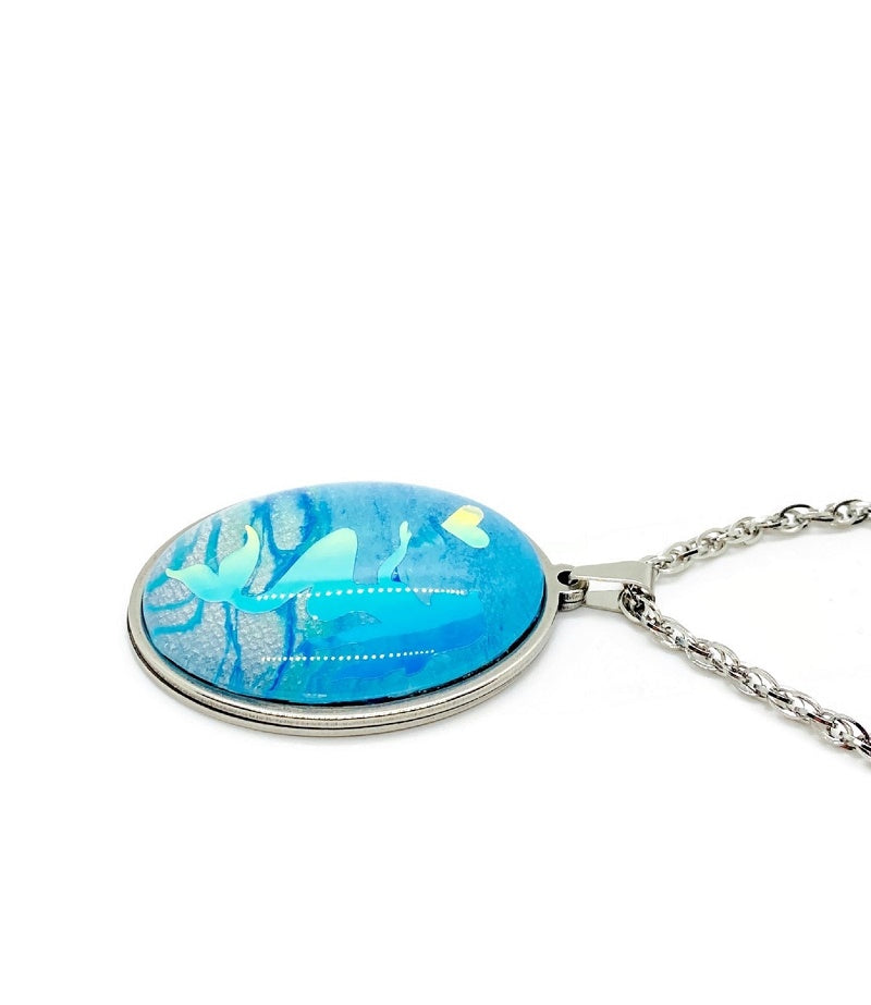 Mermaid Fluid Art Necklace