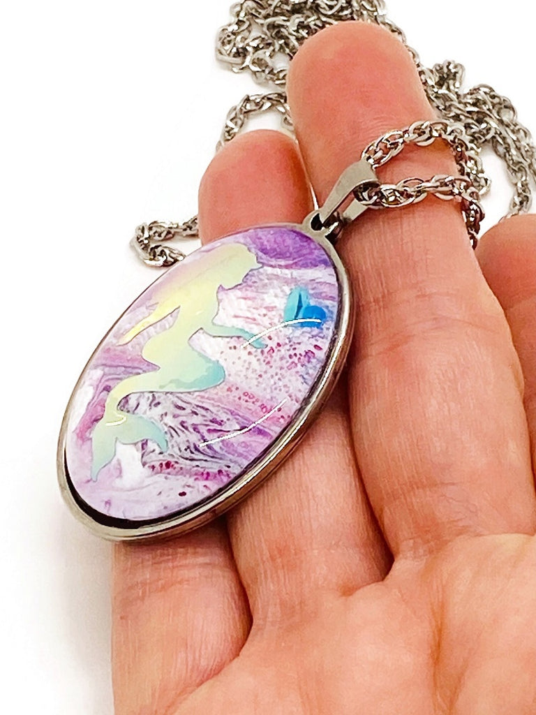 Handmade Mermaid Pendant Necklace