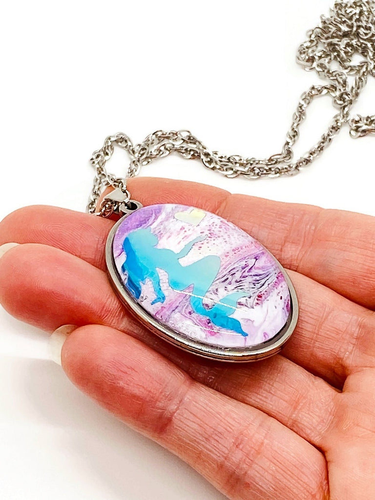 32 Inch Mermaid Pendant Necklace