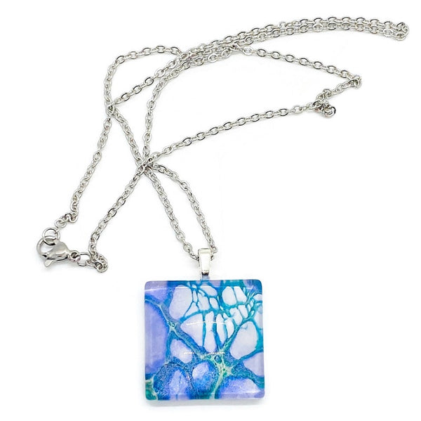 Stainless Steel Pendant Necklace 17.5 Inches