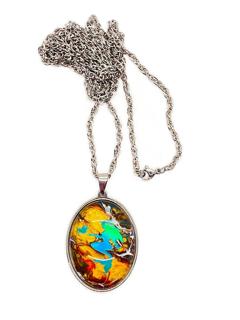 Stainless Steel Ocean Inspired Necklace
