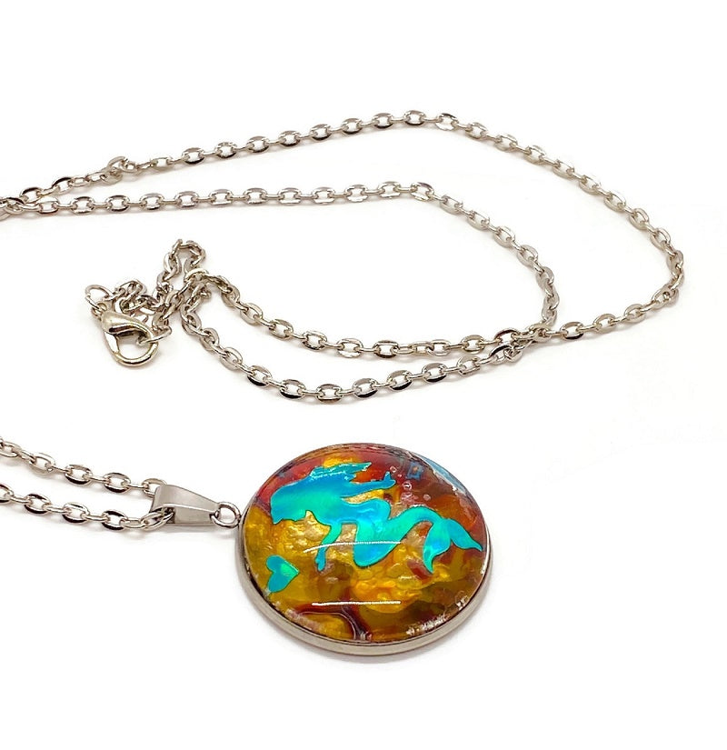 Ocean Inspired Mermaid necklace