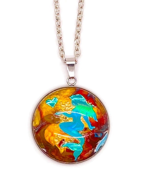 Mermaid Necklace 32 Inch Stainless Steel