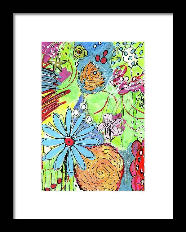 framed sample of painting