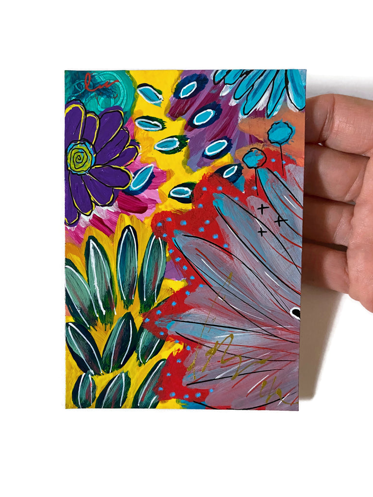 colorful flower painting