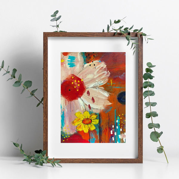 Abstract art print 5x7 inches