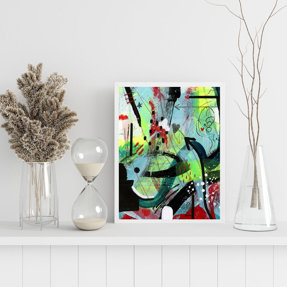 Colorful and bold fine art print