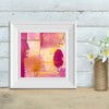 floral abstract original painting