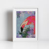 Flamingo art print in matte or luster finish