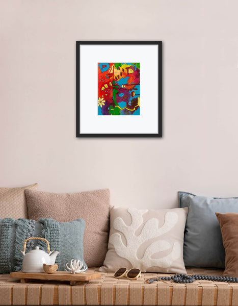 painting on canvas panel