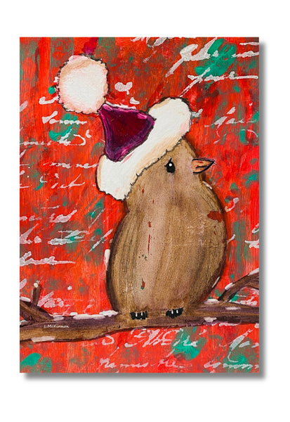 Christmas card blank inside from Lori McKinnon Art