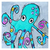 Colorful octopus illustration with swirling tentacles on a light blue background