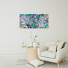 modern abstract art 12x24 inch canvas