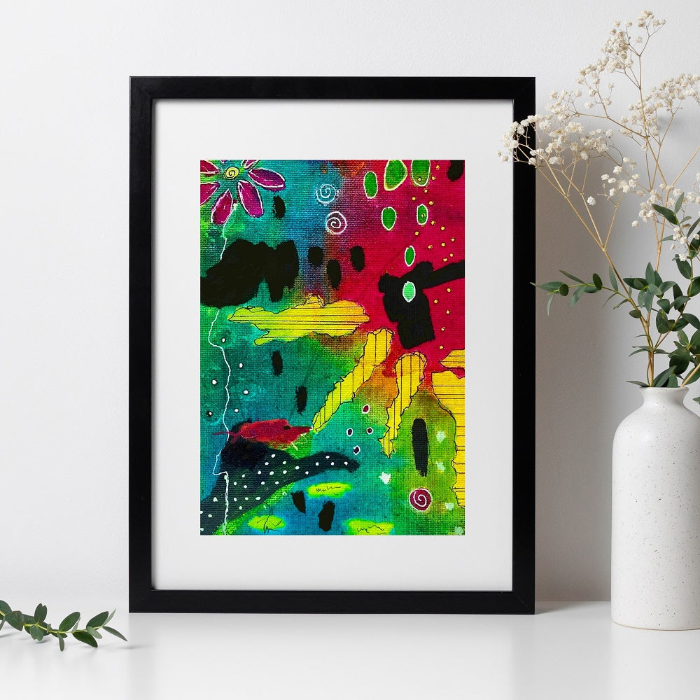 Fine art print of abstract painting