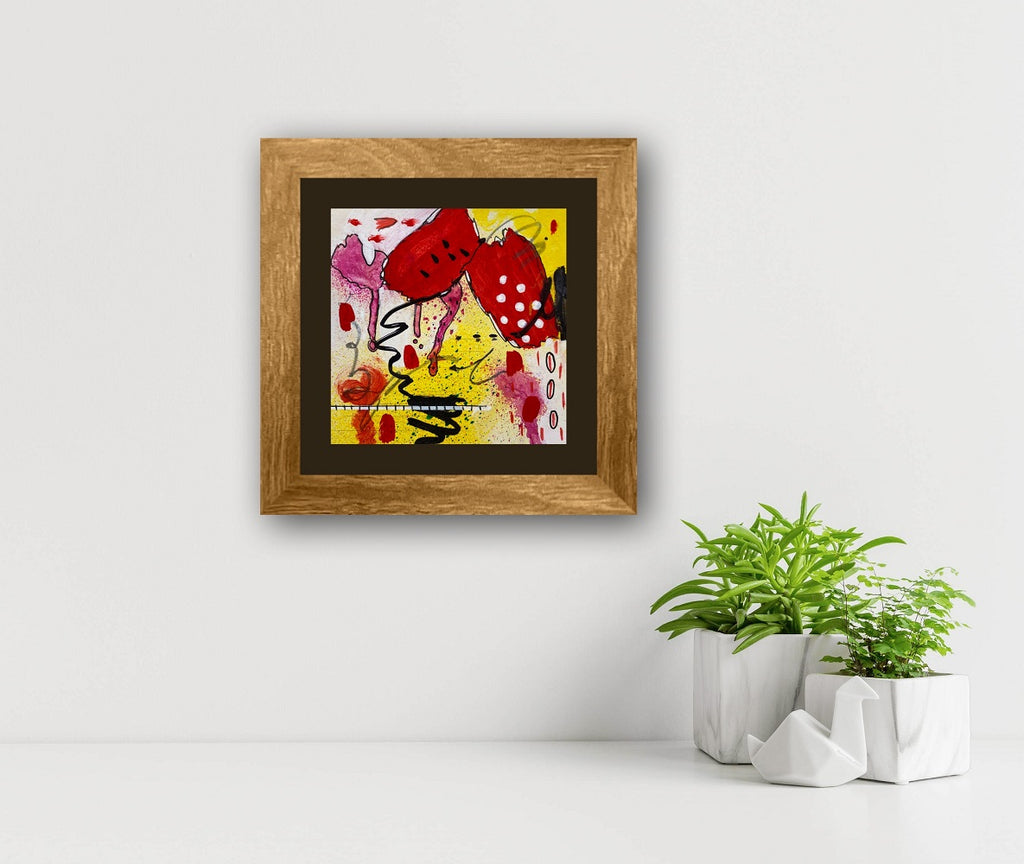 square abstract art painting