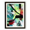 Abstract art print with acid free matte