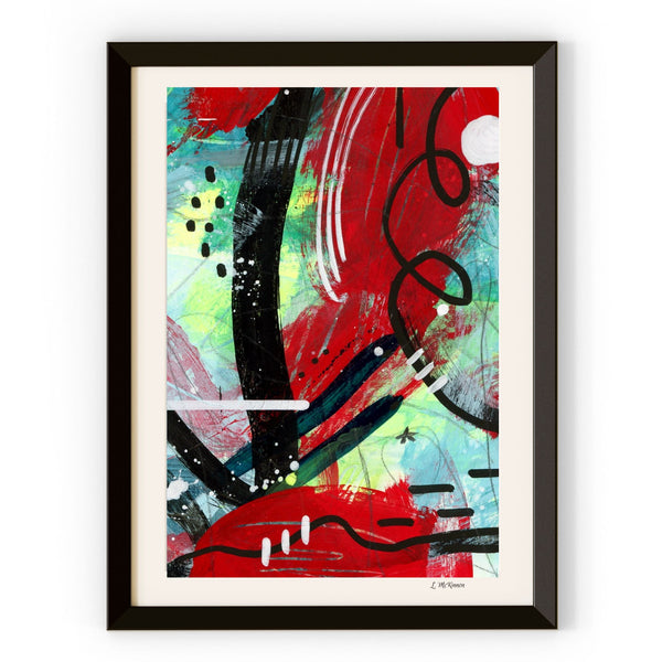 Bold abstract fine art print