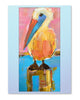 pelican artwork on the cover of a blank card