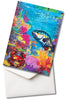 tropical fish blank greeting card with envelope