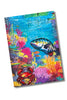 colorful fish and crab blank greeting card that measures 5x7 inches