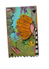 small painting with whimsical artwork and colorful flower theme