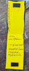 A painted bookmark showing inside with magnets and artist signature Lori McKinnon