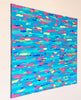 abstract painting on a wall