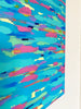 close up of a painting