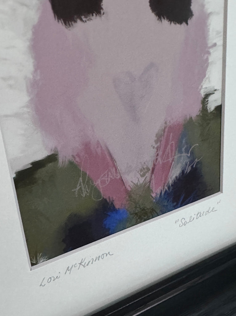 Signature showing art print created by Lori McKinnon