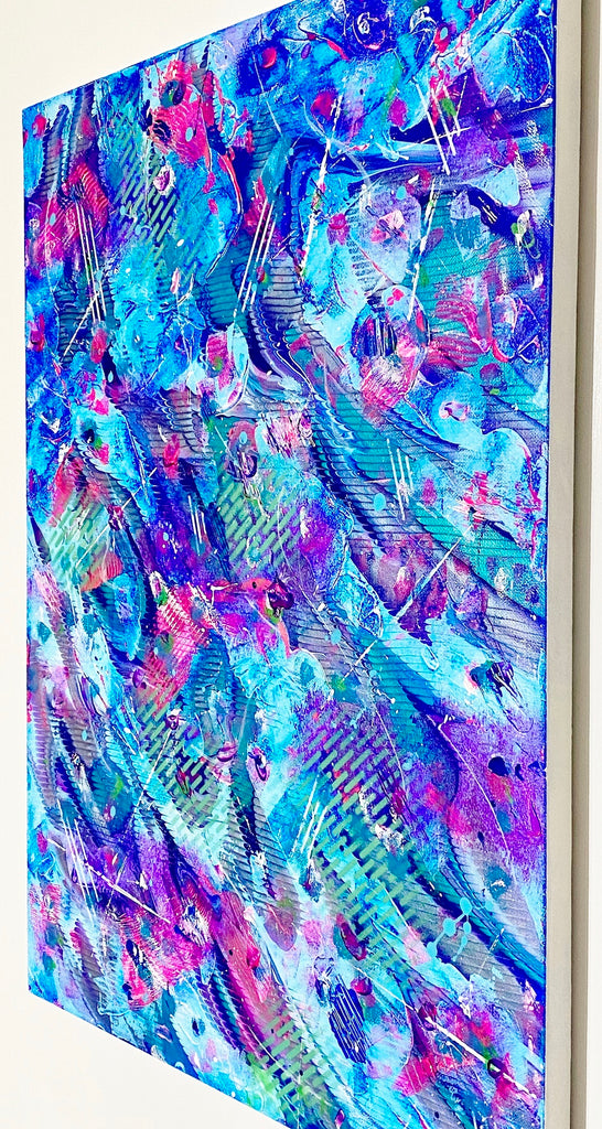 Abstract painting 18x24 canvas art