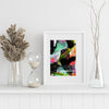 colorful abstract print for wall art
