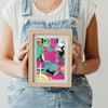 abstract art print in 5x7 inches
