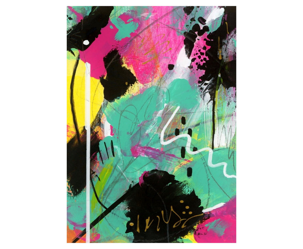colorful art print 5x7 inches