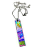 Abstract painted necklace